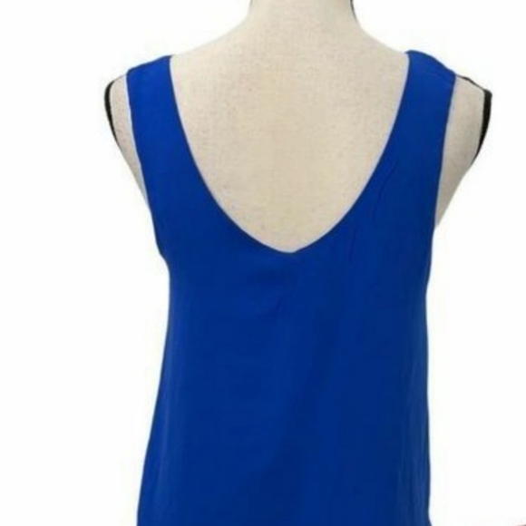 MINE Royal blue sleveless  top Sz M - Picture 12 of 13